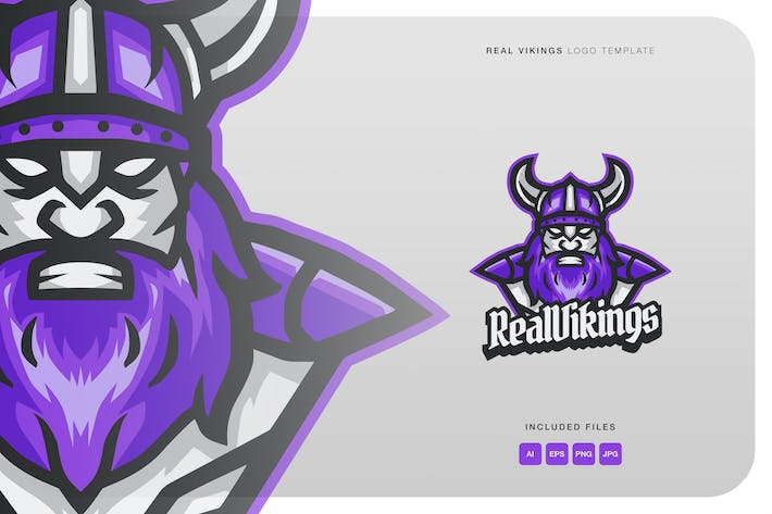 Real Vikings Logo Template