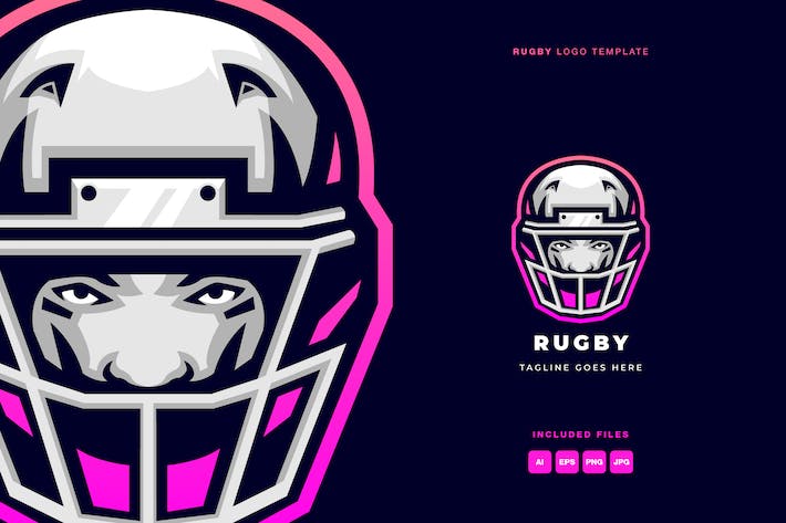 Rugby Logo Template