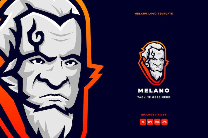 Melano Logo Template