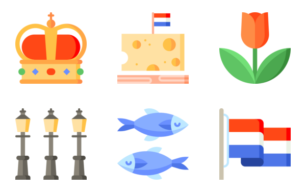 Holland 50 icons